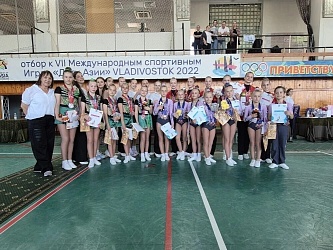 31 мая  в игровом зале МАУ «Спортивный комплекс» прошёл Кубок ГО Большой Камень по спортивной аэробике, посвящённый Международному Дню защиты детей