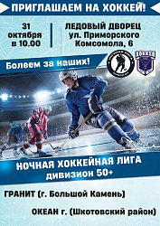 Ночная хоккейная лига - ДИВИЗИОН 50+