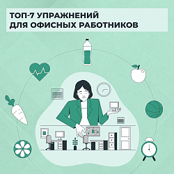 Фитнес в офисе: упражнения, которые можно делать на рабочем месте